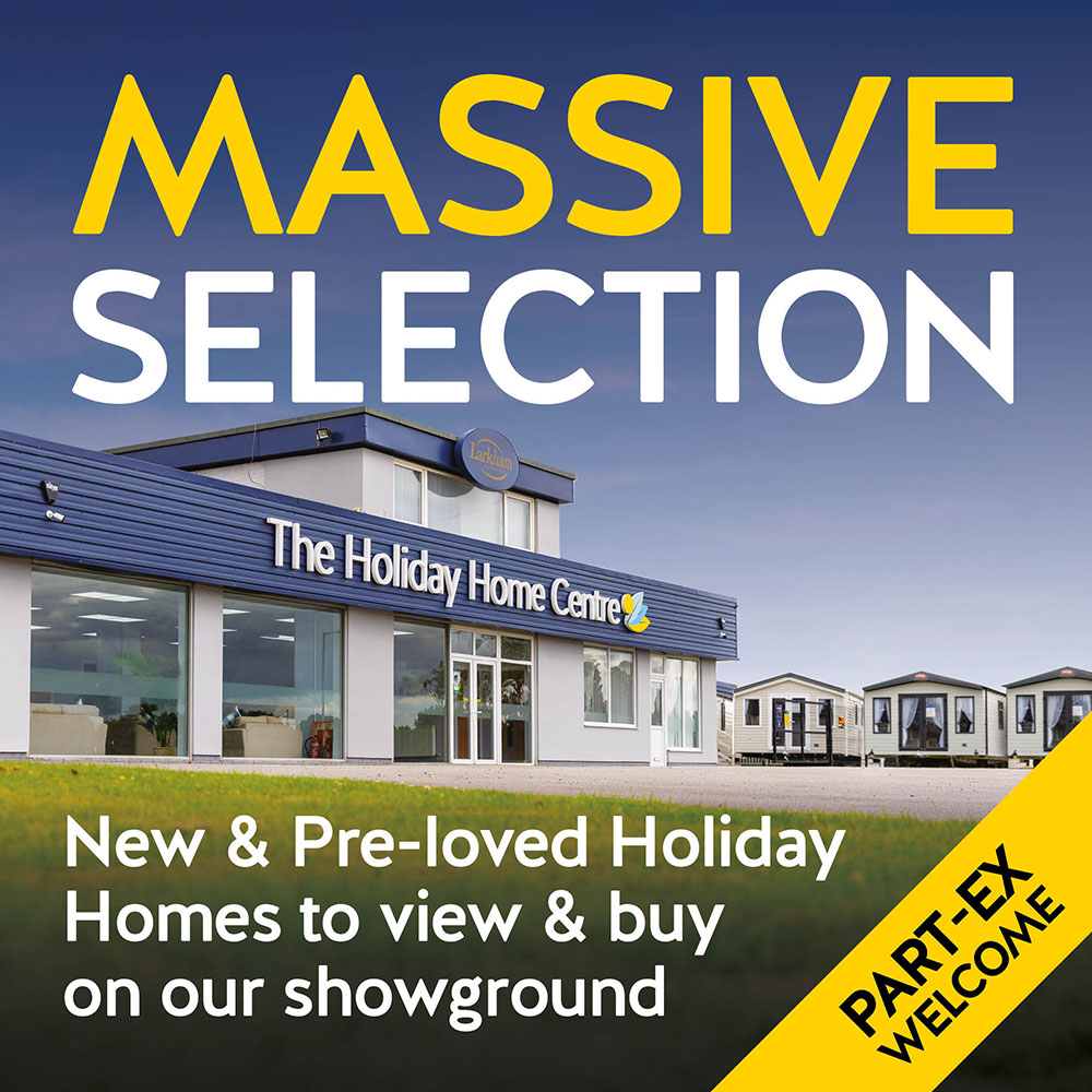 New and pre-loved holiday homes to view and buy on our showground.