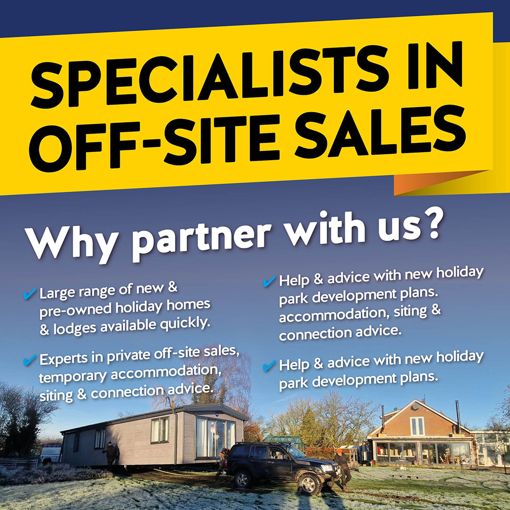 Specialists in off-site sales.